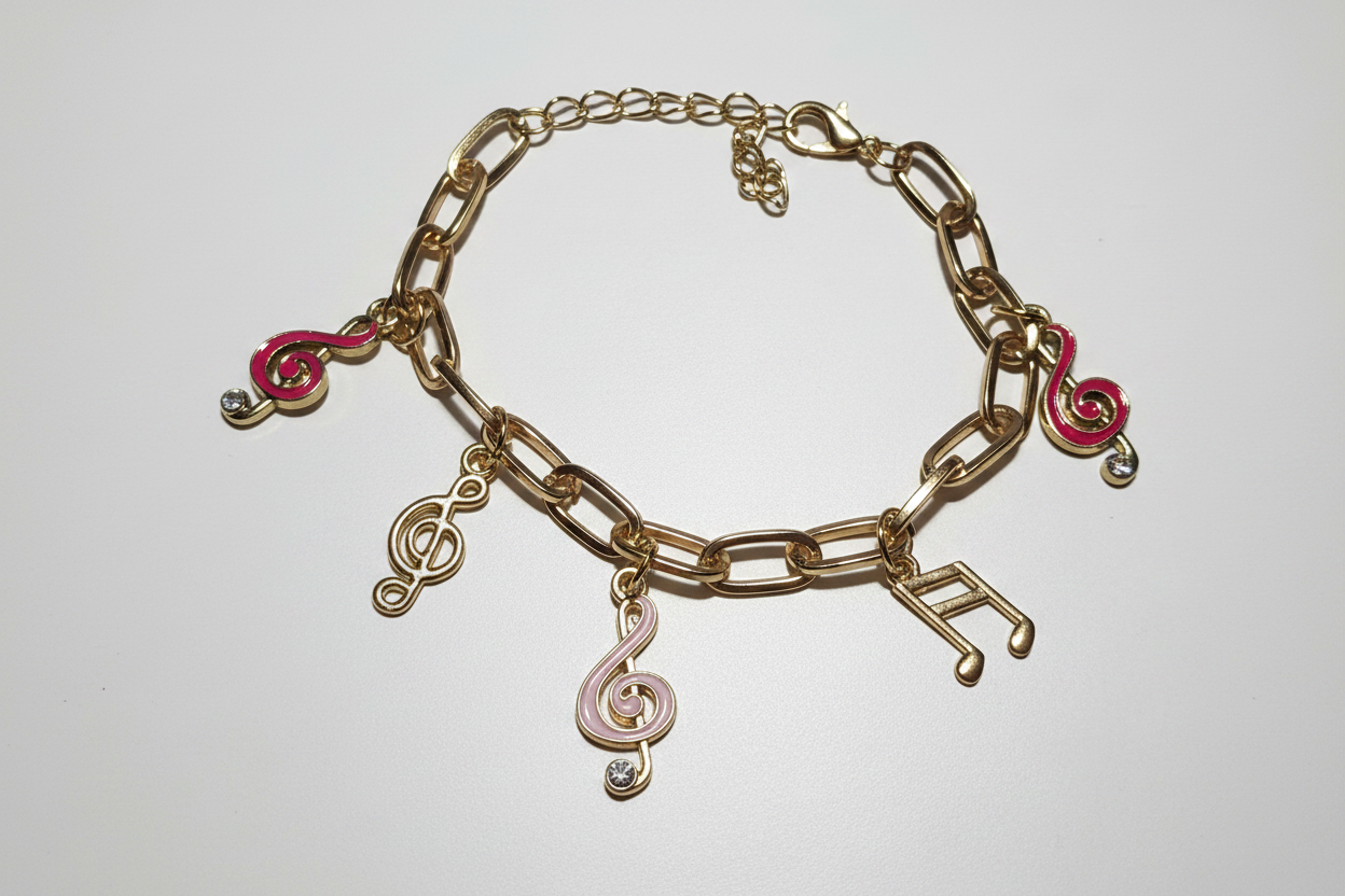 Music Note Charm Bracelet! 🎵