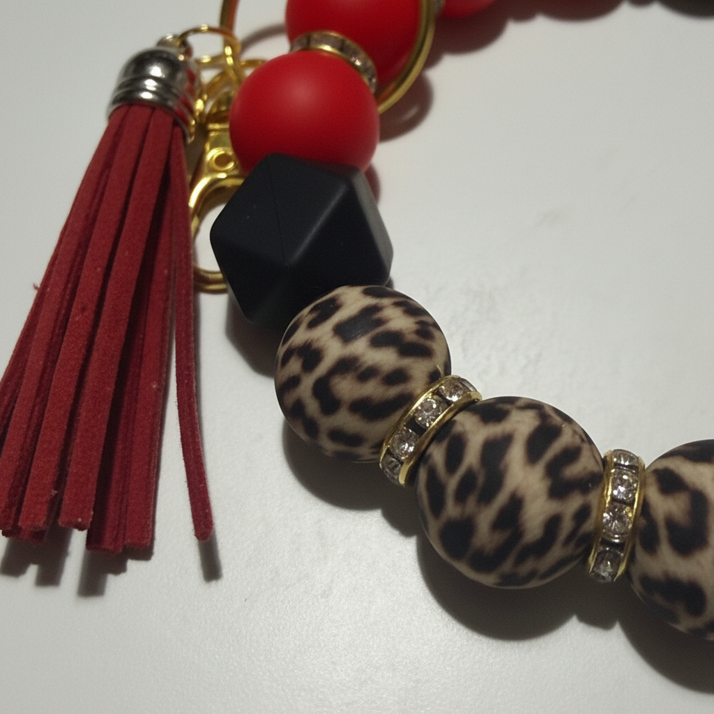 Wild Luxe Wristlet Keychain