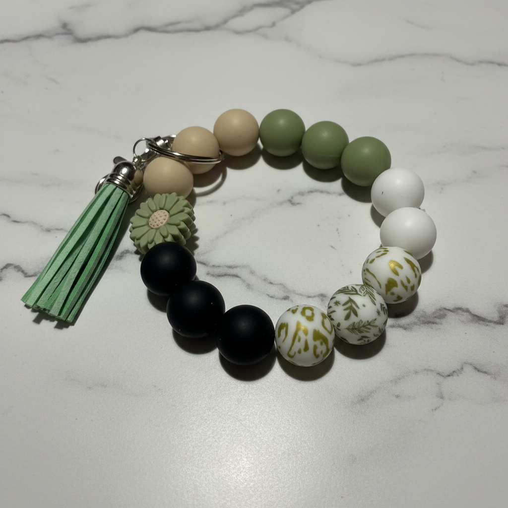 Botanical Bliss Wristlet Keychain