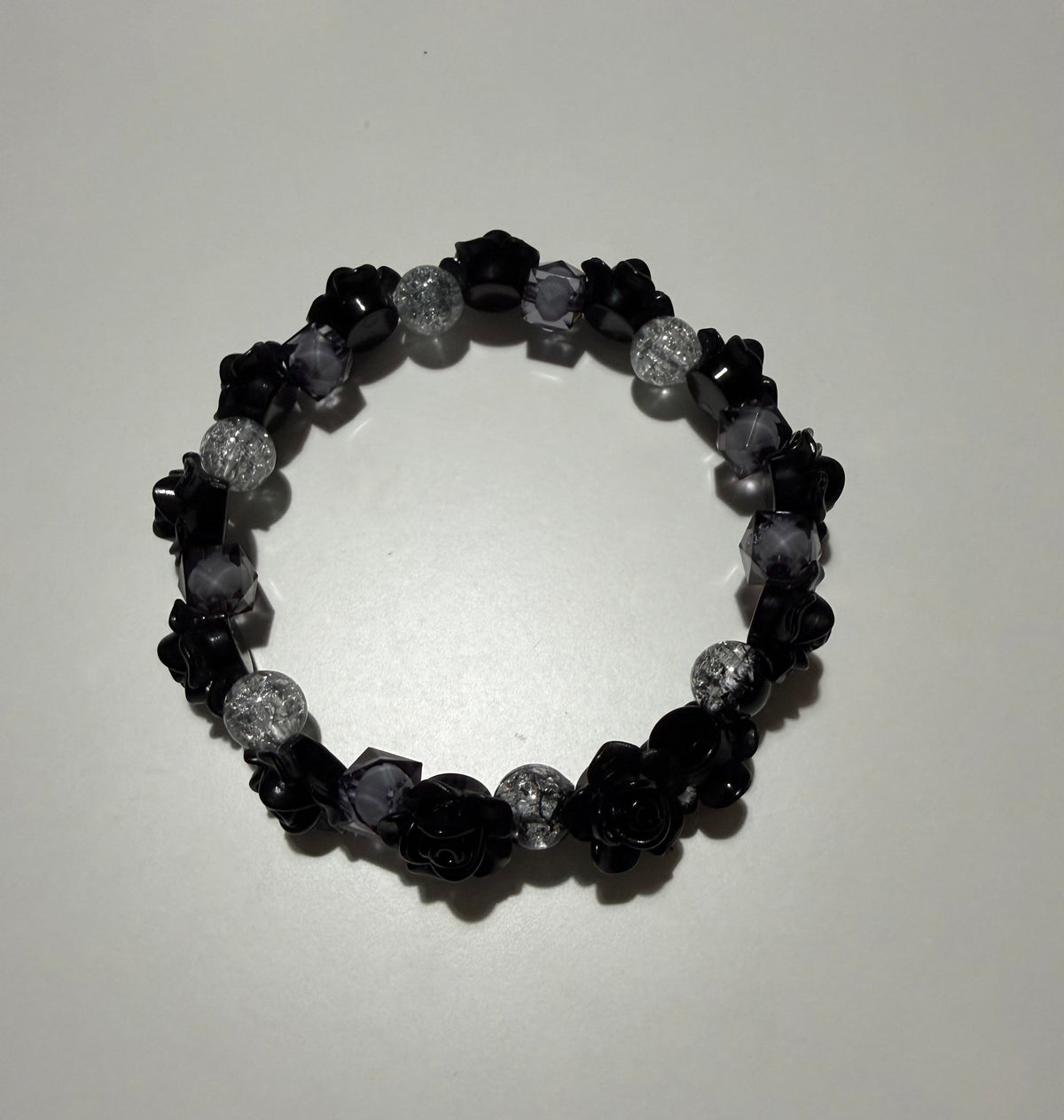 Midnight Rose Crystal Bracelet