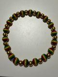 Rasta Beaded Bracelet