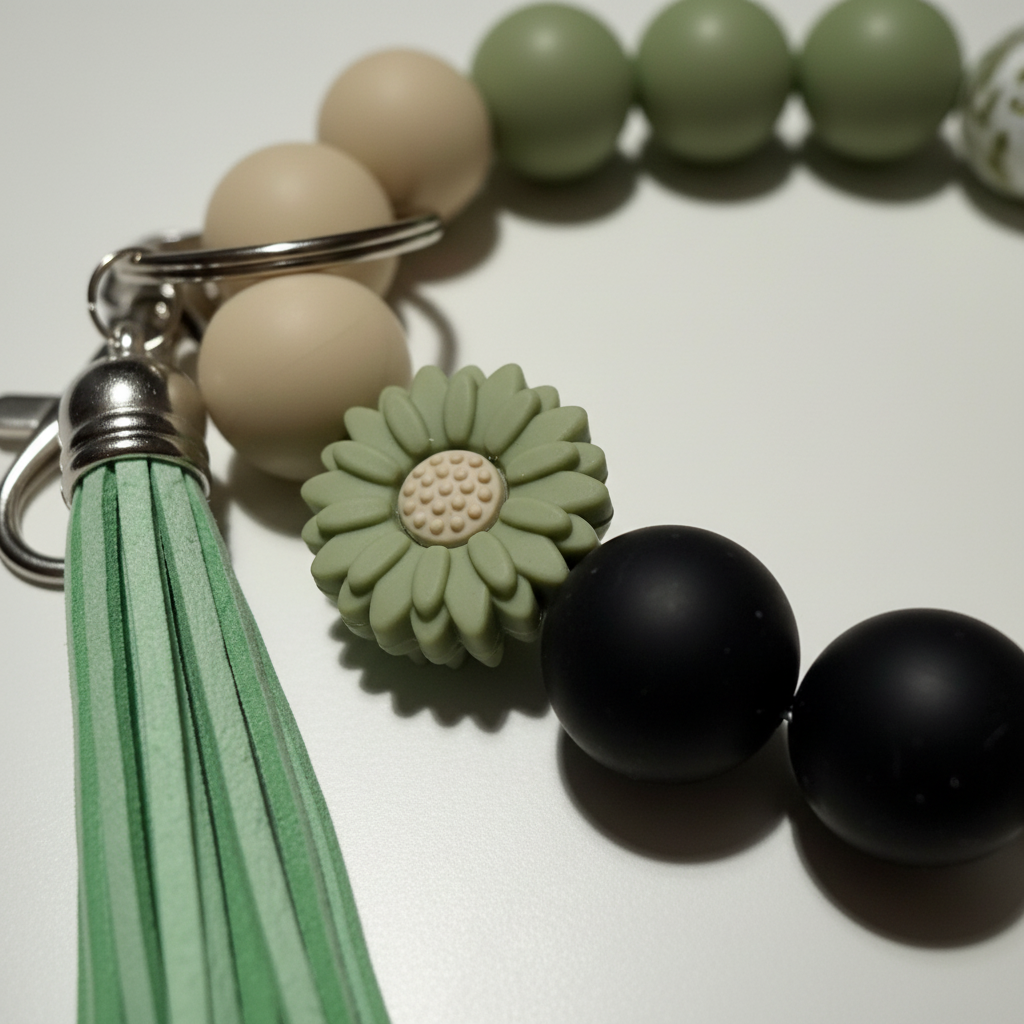 Botanical Bliss Wristlet Keychain